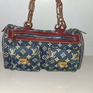 Louis Vuitton DENIM Neo Monogram DUFFLE Bag
